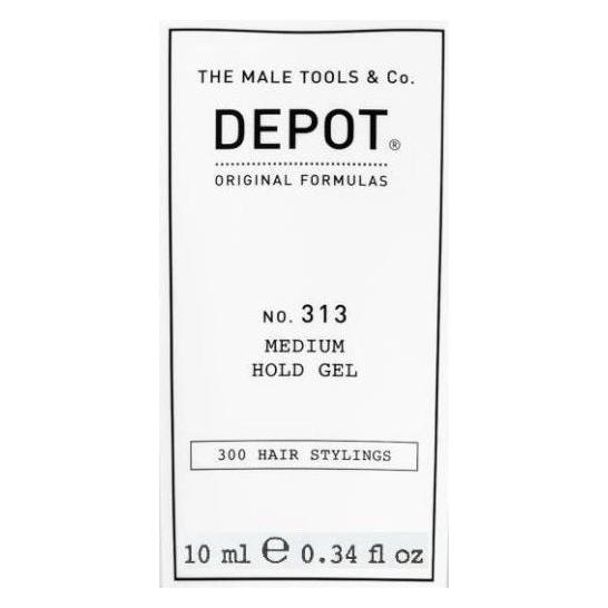 Depot 300 Hair Stylings No 313 Uv Filter Hair Styling Gel - Medium Hold, 10 Ml (Haargel, 10 ml) (48458542)