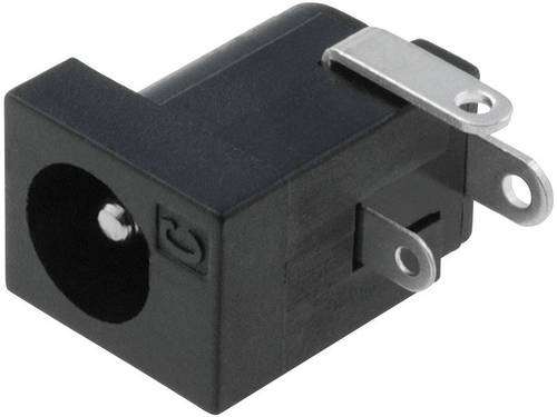 Cliff DC-10A Niedervolt-Steckverbinder Buchse, Einbau horizontal 6.3mm 2.1mm