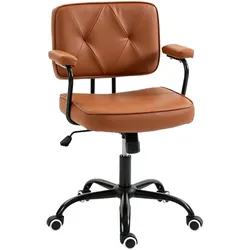 BÜROSTUHL mit Rollen, Drehstuhl, Braun