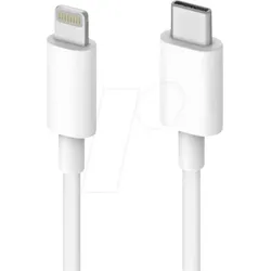 EFB APP-8BUC10T - Sync- & Ladekabel, USB-C -> Lightning, 1 m