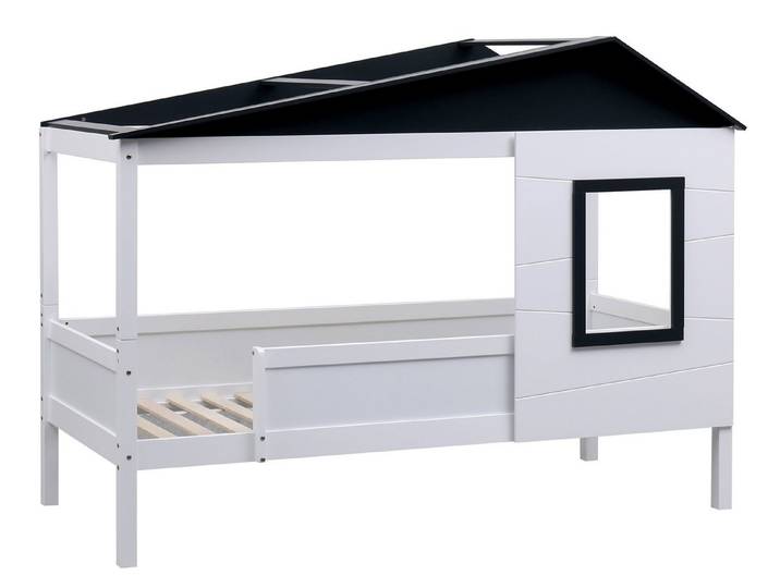CLP Kinderbett Tessa (1er, 1er), Rausfallschutz, Lattenrost, Hausbett, 90x200cm