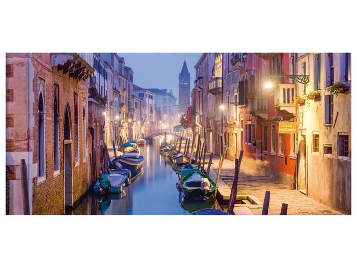 Digitaldruck auf Glas Venedig am Abend image LAND