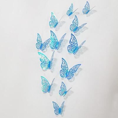 Uplift Picks 3D Mirror Butterfly Wall Stickers Elegant DIY Wall Decor For Living Room And Events 01