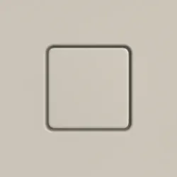 Kaldewei Conoflat Ablaufdeckel 687772572668 eckig, Secure Plus, warm grey10