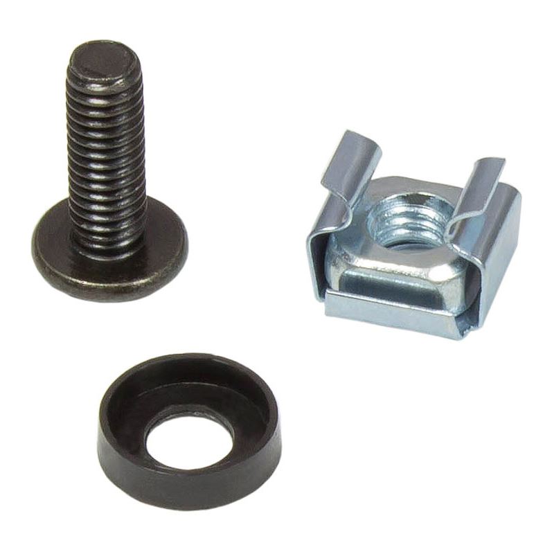Good Connections Befestigungssatz M6 Schrauben 20 mm, 50er Set, schwarz