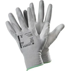 PU-Handschuhe 868 Grau | 6 Paar pro VPE - 9 (L)