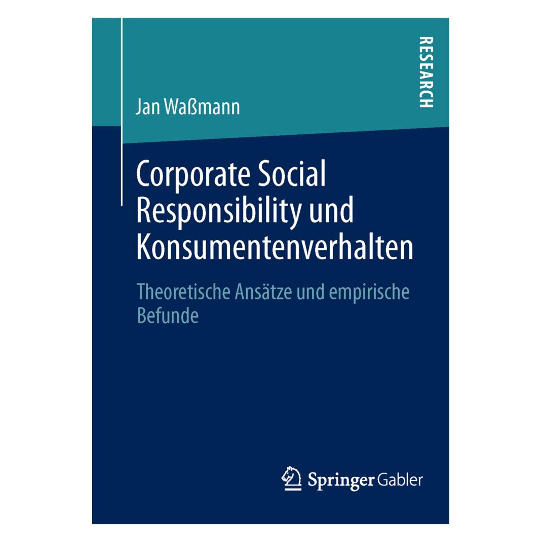 Springer Corporate Social Responsibility und Konsumentenverhalten (Deutsch, Softcover, Jan Wassmann) (55521066)