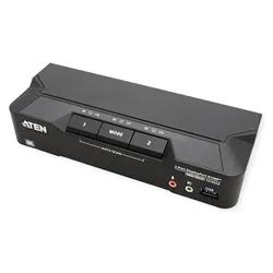 Aten CS1922A KVMP-Switch 2-fach, KVM Switch, Schwarz