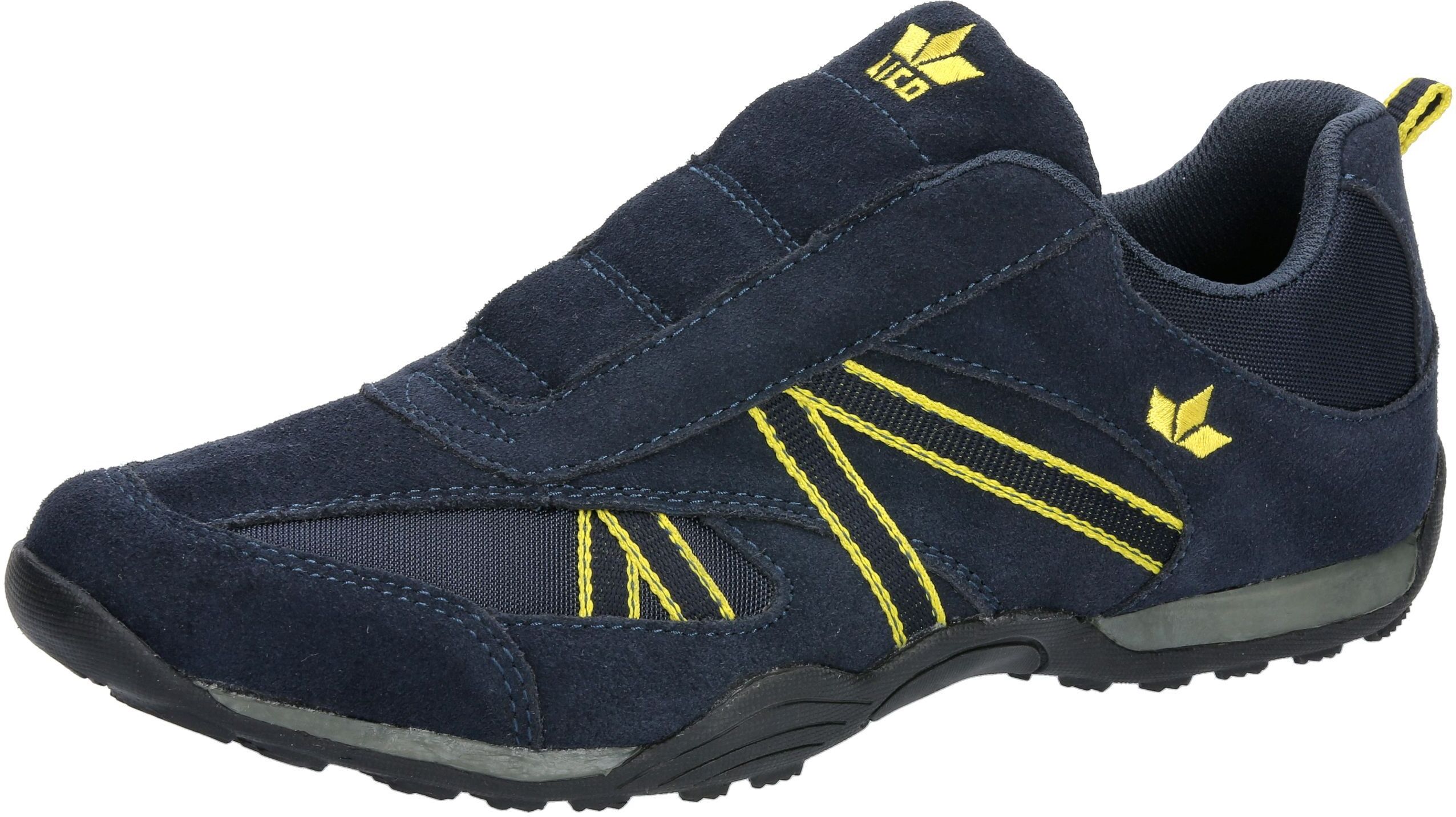 Sneaker LICO "Freizeitschuh Ensio", Herren, Gr. 40, blau, Veloursleder, Schuhe Sneaker blau 40