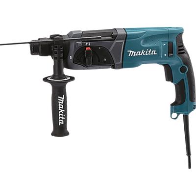 Kombihammer MAKITA "HR2470", blau (türkis, schwarz), Bohrmaschinen, 780 W, SDS Plusinkl. Aufbewahrungskoffer