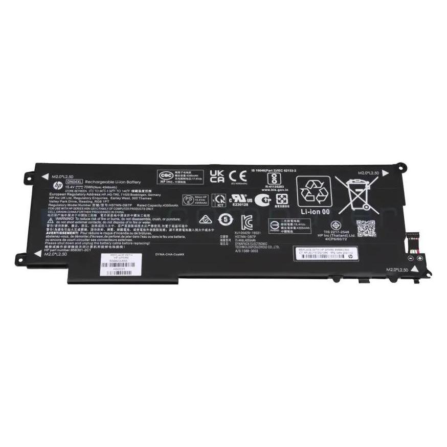 HP 4C Laptop Battery, 70Wh, 4.55Ah, Li-ion, DN04070XL-PL, DN04XL (4550 mAh) (856843-855)