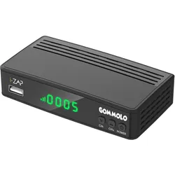 Zap i-ZAP RUBBER Set-Top-Box TV Kabel HD Schwarz (DVB-C, DVB-T, DVB-T2), TV Receiver, Schwarz