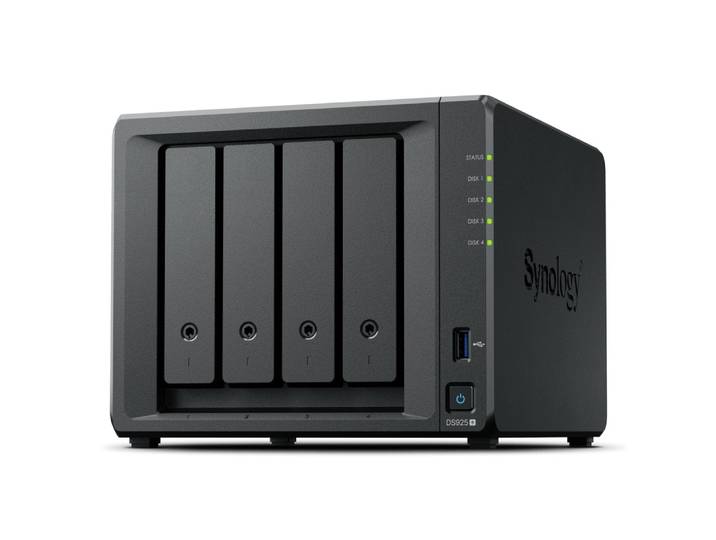 Synology DiskStation DS925+, NAS, Ryzen Embedded, V1500B, 4 Go, DDR4, 0 To