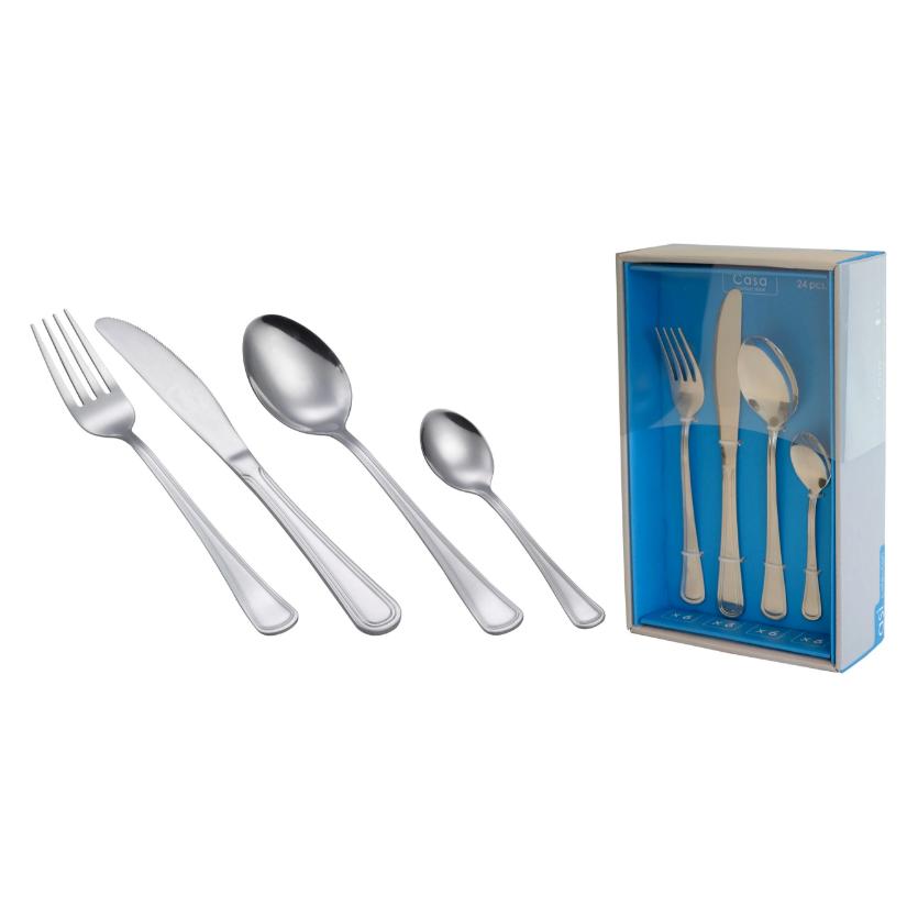 Fiskars Cutlery set 24pcs Casa 4 0/1 7/1 7/1 5mm 8032633440344 (ASI COLLECTION)