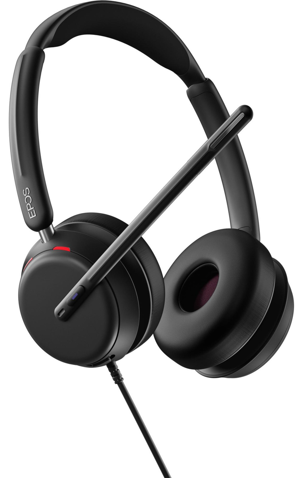 EPOS IMPACT 860 ANC Headset met USB Type-C en bedrade verbinding, zwart
