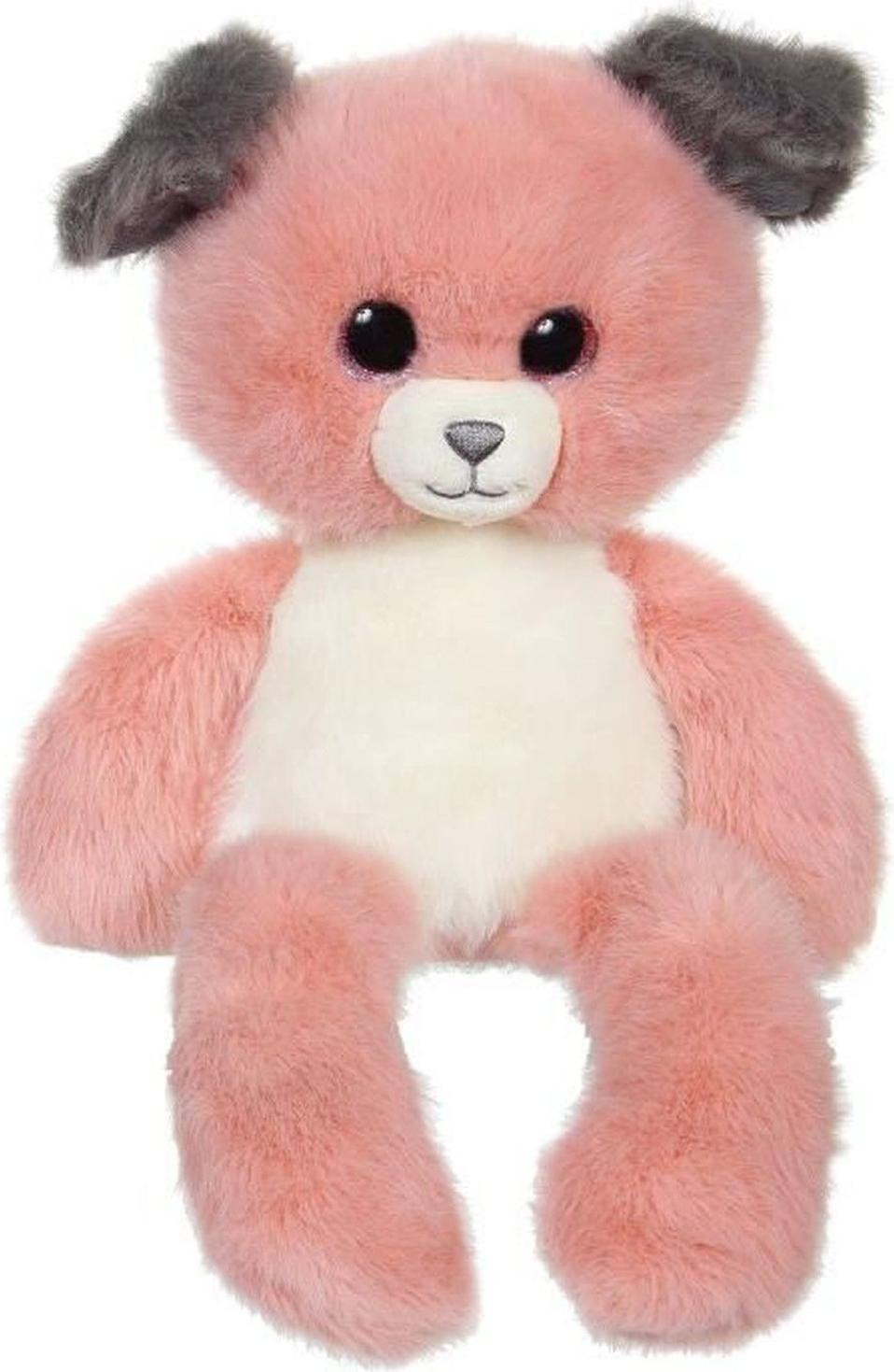 Gipsy Toys Leggies Dog Plush Toy - Roze en Grijs - 48 cm