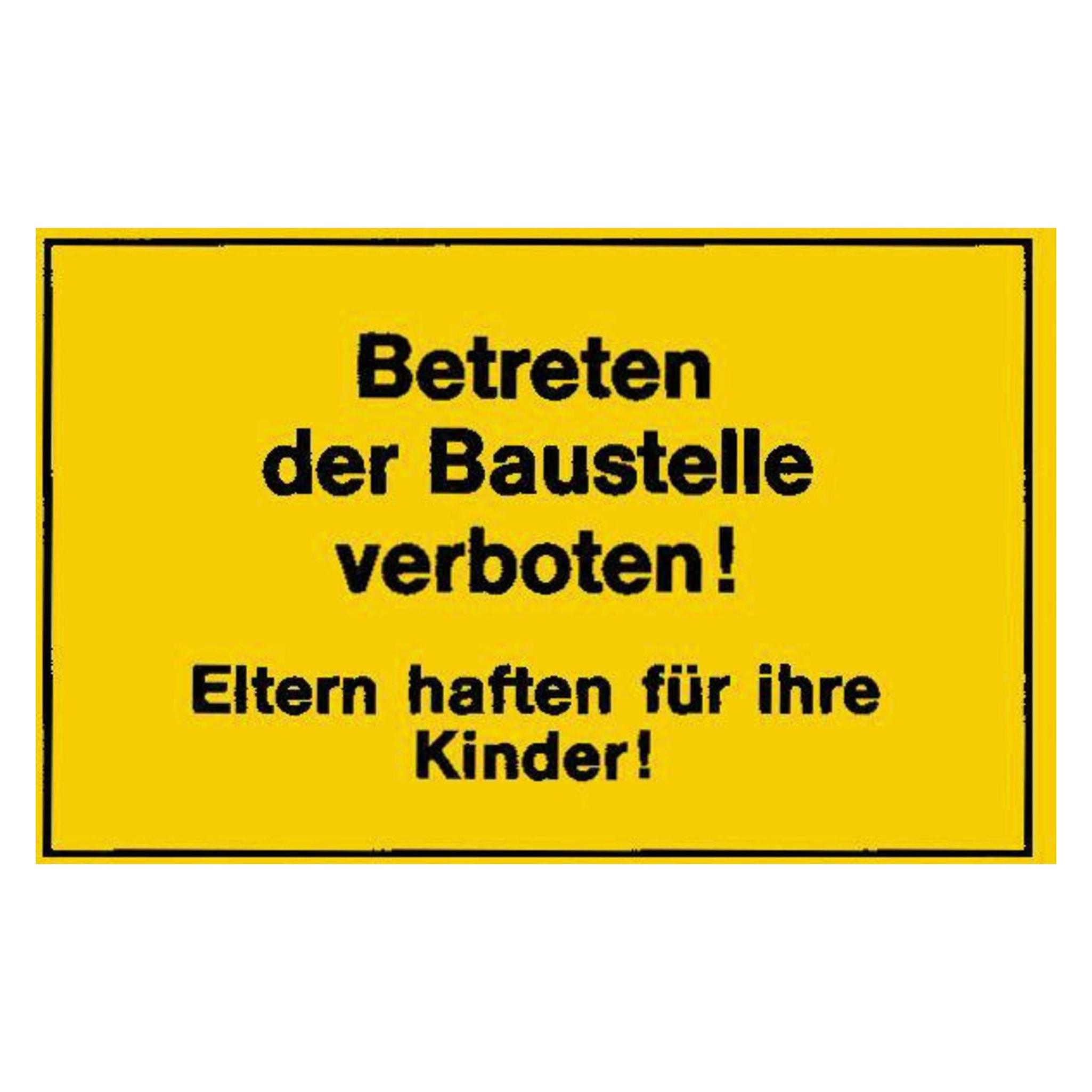 Magni Format 4317784368216 - Verbotsschilder Betreten der Baustelle (204087)