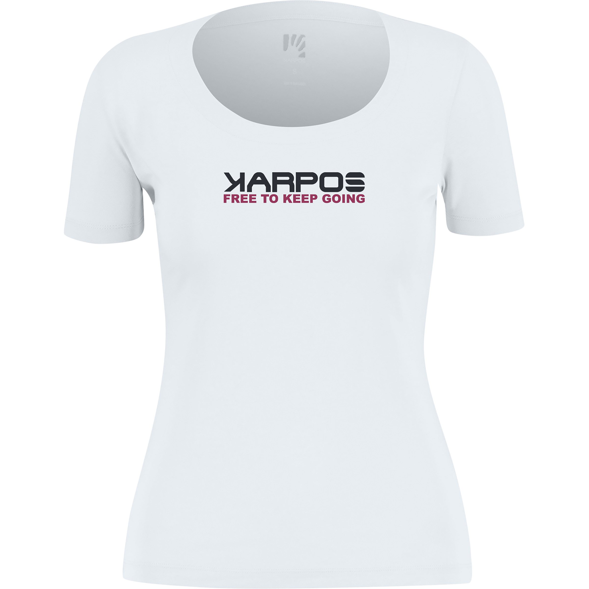 Karpos Loma Cotton Damen T-Shirts weiss Größe XL Lifestyle Hautfreundlich