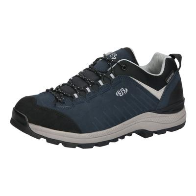 Wanderschuh BRÜTTING "Outdoorschuh Mount Shavano", Herren, Gr. 37, Textil, blau, Leder, Schuhe Wanderschuh