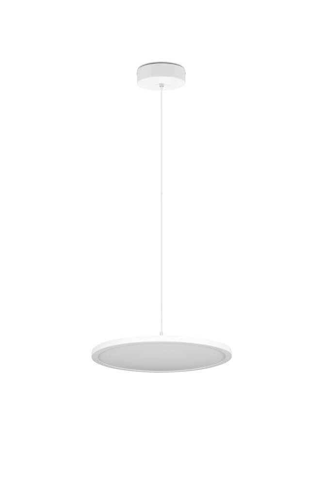 Trio Tray Witte Moderne Ronde Hanglamp van Metaal Ø 40 cm