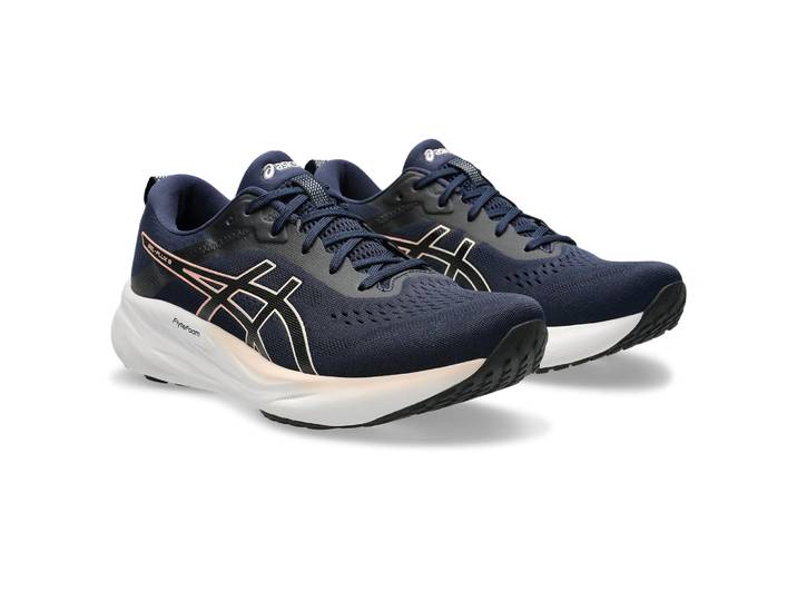 Laufschuh ASICS GEL-FLUX 8 , Damen, Gr. 39, schwarz (midnight, schwarz), Textil, Schuhe Laufschuh, für Strasse, Park & Feldwege geeignet