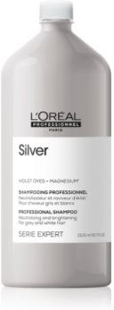 L’Oréal Professionnel Serie Expert Silver champô prateado para cabelo cinzento 1500 ml. Serie Expert Silver