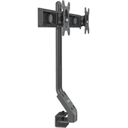 Rockstable Advanced Double (Tisch, 27", 8 kg), Monitor Halterung, Schwarz