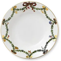Royal Copenhagen Star Fluted Christmas, Teller, Mehrfarbig