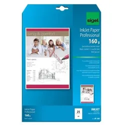 Inkjet Papier A4 160g spezialbeschichtet hochweiß 25 Blatt