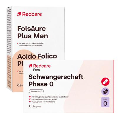 Redcare Folsäure bei Kinderwunsch 2x60 St Kapseln