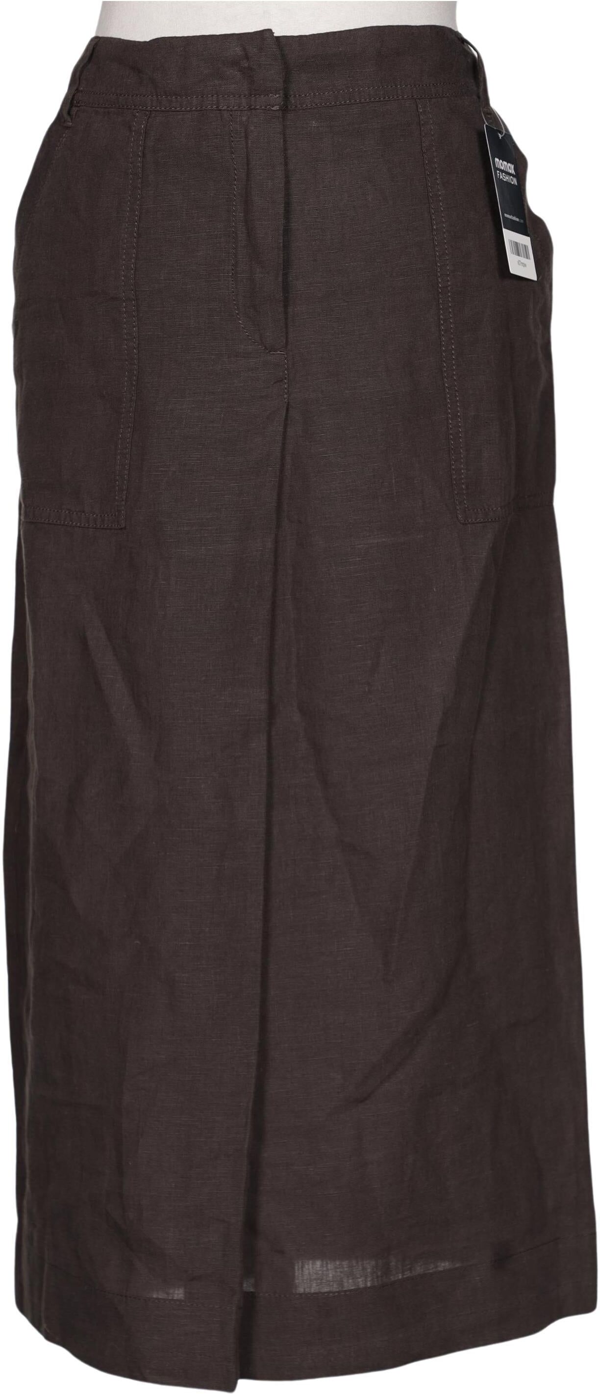 Weekend Max Mara Damen Rock, Braun, Gr. EU 36, Leinen - Second Hand