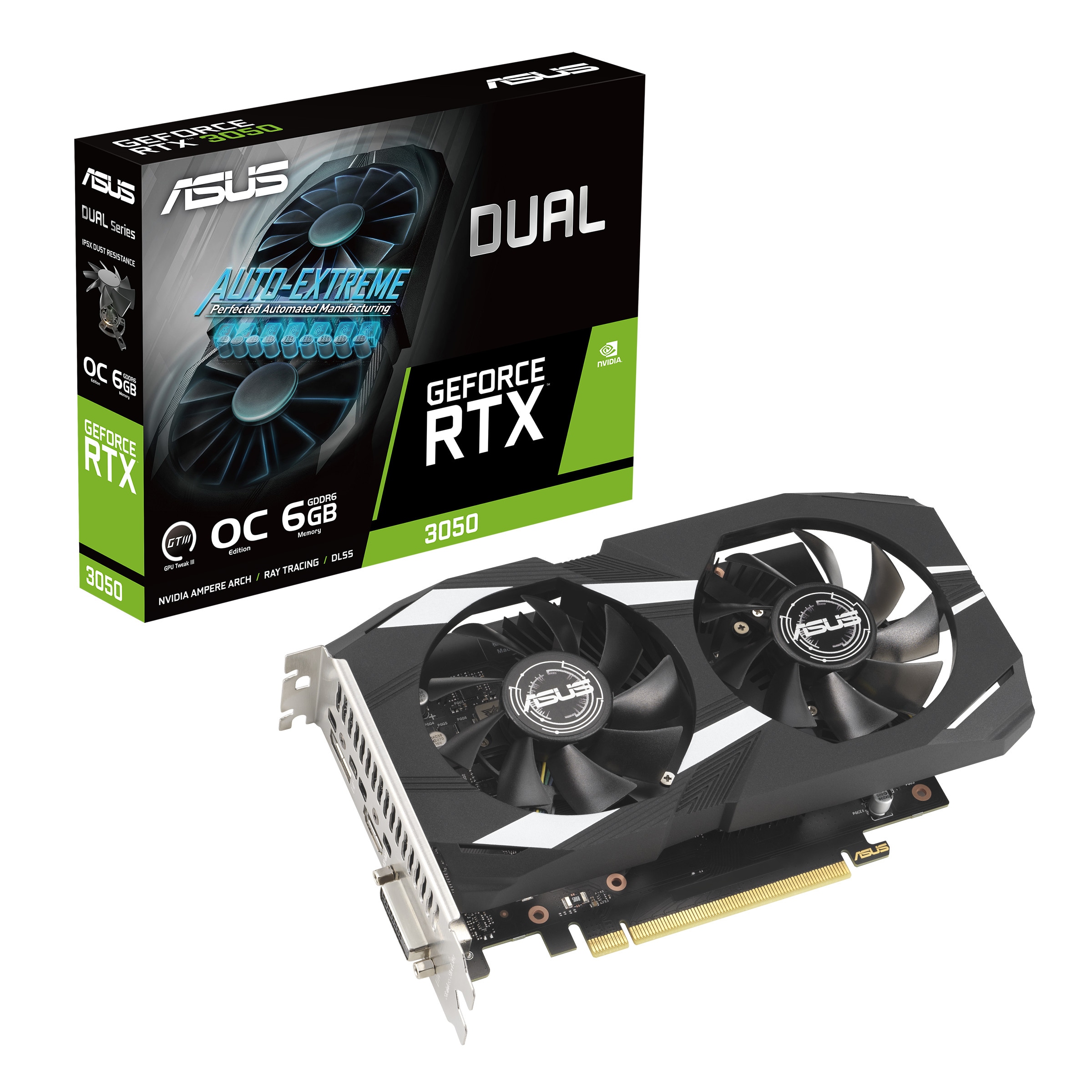 ASUS DUAL GeForce RTX 3050 Grafikkarte 6 GB