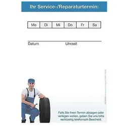 EICHNER 15 Blöcke Terminzettel »Service-Reparatur« mehrfarbig