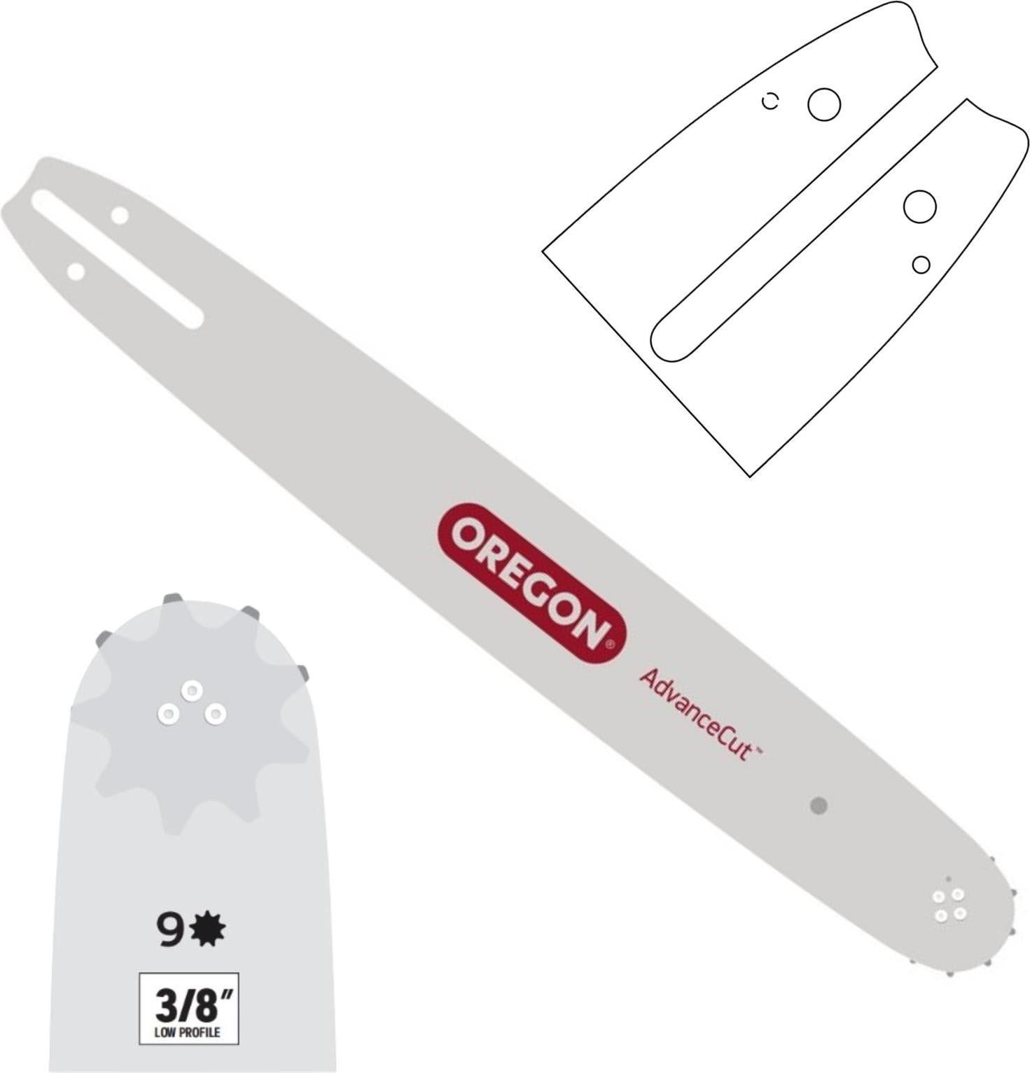 Oregon AdvanceCut geleiderail 3/8", hobby, 1,3 mm, 40 cm