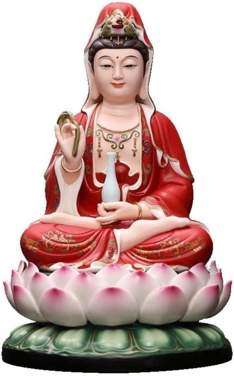 Boeddha Beeld Keramiek Decoratie Figuur 12 Inch