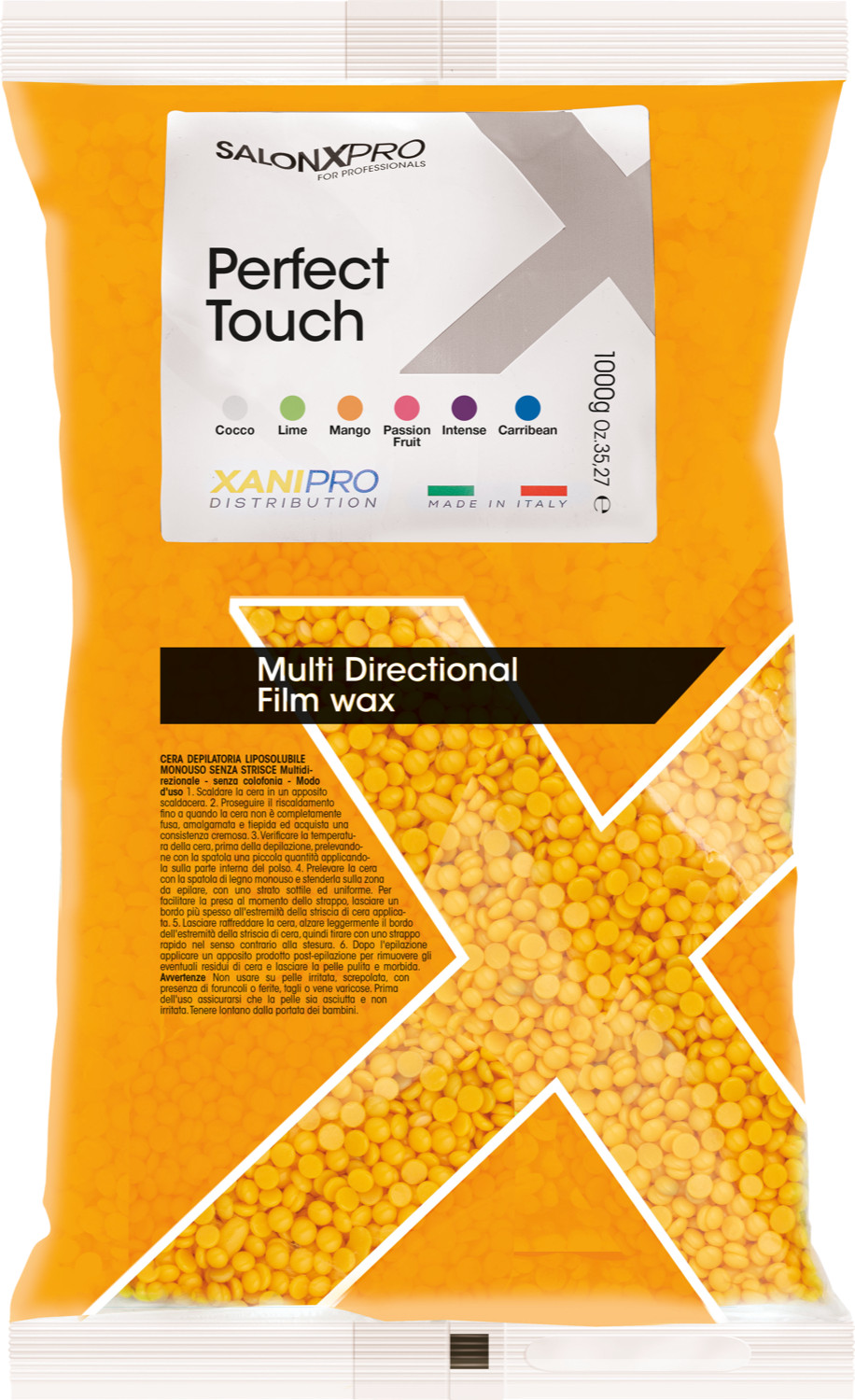 XanitaliaPro Einwegwachs mit Mangoduft 1000 g XP-930.654