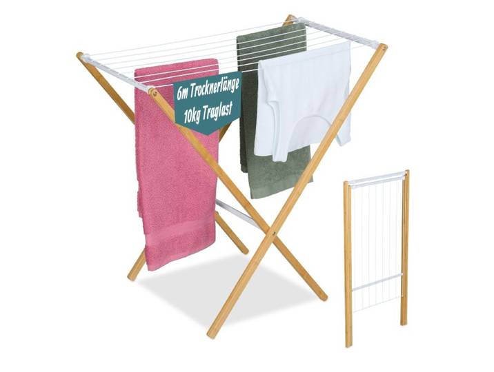 Relaxdays Klappbarer Wäscheständer