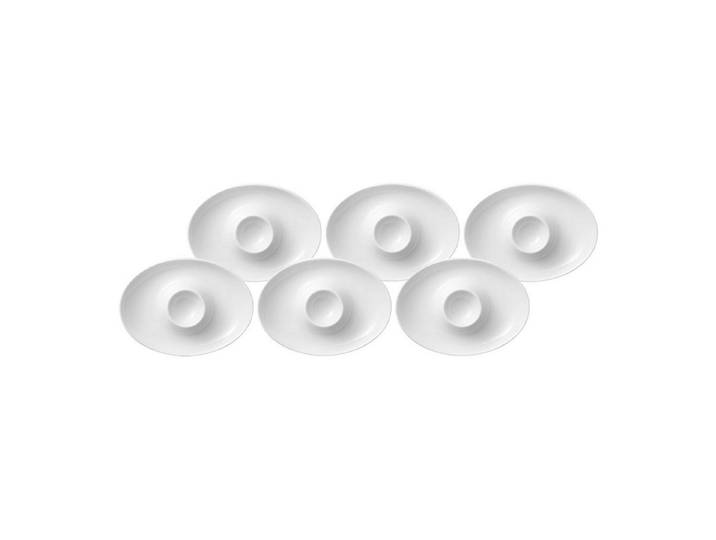 Villeroy & Boch Eierbecher Royal Eierbecher mit Ablage 6er Set, (6er Set, 6-tlg., 6 Eierbecher)