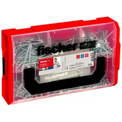 fischer Holzbauschrauben-Sortiment FixTainer PowerFast II PZ 702-teilig