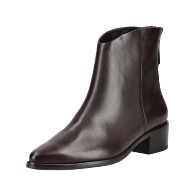 Stiefelette PAUL GREEN "Paul Green Stiefelette Glattleder", Damen, Gr. 38, braun (espresso), Glattleder, Schuhe Stiefelette