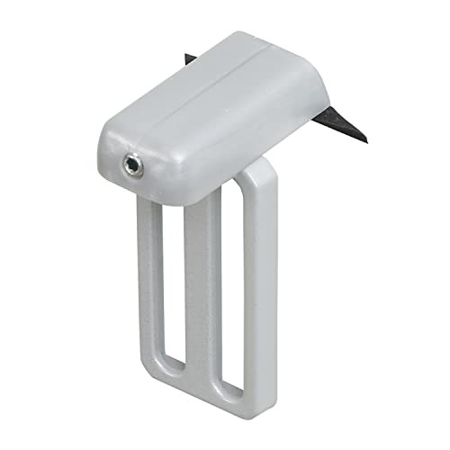 MADECOSTORE Versterkte metalen klembevestigingen voor ramen met afdichting, aluminium grijs