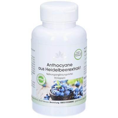 Anthocyane aus Heidelbeerextrakt Kapseln 90 St