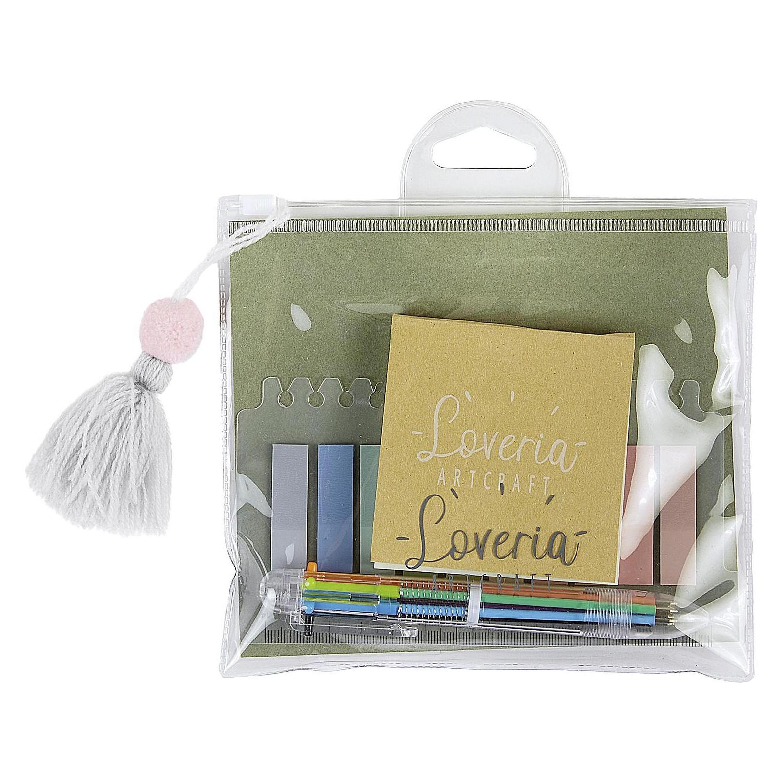 Loveria Artcraft Haftnotizen i.Mäppchen transp. (75 x 75 mm) (10008) Mindestbestellmenge: 6 Stück