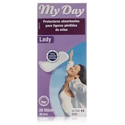 My Day Incontinence Absorbent Protector Ultra Mini 28 Units