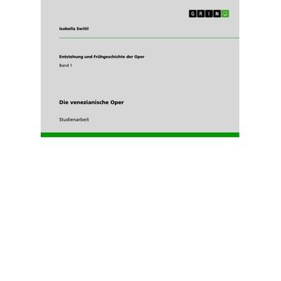 Die venezianische Oper -