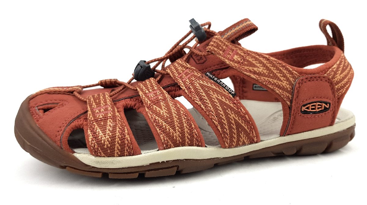 KEEN Clearwater CNX Damenschuhe Sandalen Sandale Rot Freizeit, Schuhgröße:38 EU