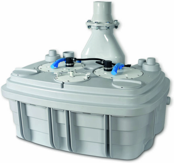 SFA SaniCubic 2 Hebeanlage 0052TRISMART grau, Drehstrom, mit Smart-Terminal