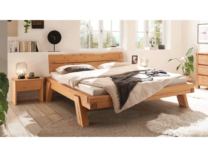 Balkenbett Barney in Kiefer massiv – 3%-Vorkasse-Rabatt