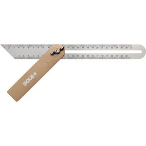 SOLA Winkelschmiege 56054201, VSTG 300, 300mm, mit Schenkelskala, aus Aluminium und Edelstahl