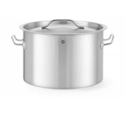 HENDI Kochtopf, mittel - mit Deckel, Budget Line, 23L, ⌀350x(H)240mm